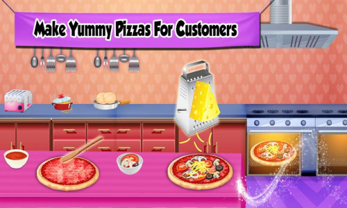 اسکرین شات بازی Pizza Shop Making Girls Games 3