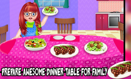 اسکرین شات 5 بازی Dish Washing Games Girls Home