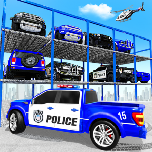 اسکرین شات برنامه Multi Level Police Car Parking 1