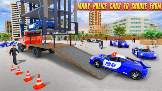 اسکرین شات برنامه Multi Level Police Car Parking 3
