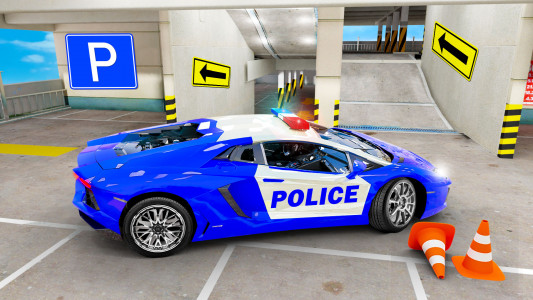 اسکرین شات برنامه Multi Level Police Car Parking 8