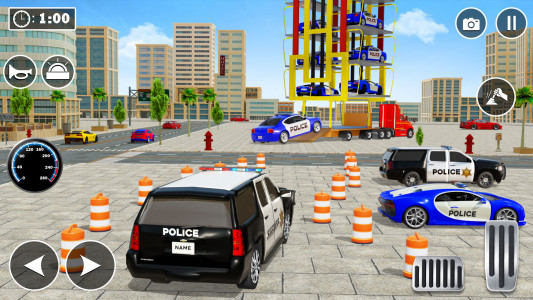 اسکرین شات برنامه Multi Level Police Car Parking 4