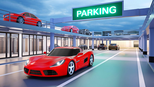 اسکرین شات 2 برنامه Multi Level Police Car Parking