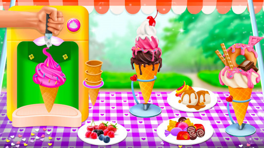 اسکرین شات بازی Ice Cream Snow Cone Maker Game 1