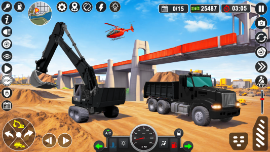 اسکرین شات 3 بازی Offroad Construction Game 3D