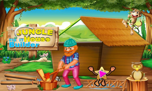 اسکرین شات بازی Jungle Farm House Builder 1