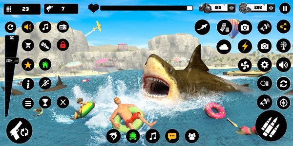 اسکرین شات بازی Shark Hunter: 3D Offline Games 2