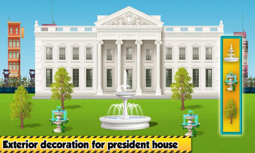 اسکرین شات بازی US President House Builder Sim 5