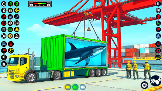 اسکرین شات بازی Sea Animal Transport Truck Sim 4