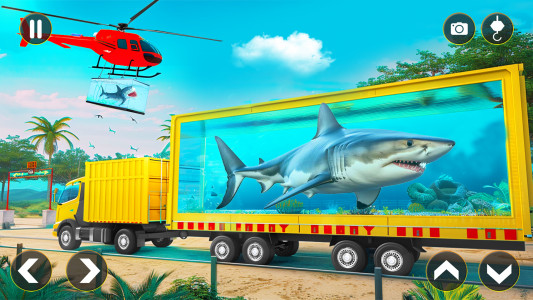 اسکرین شات بازی Sea Animal Transport Truck Sim 3