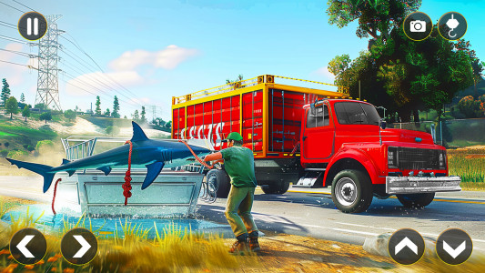 اسکرین شات بازی Sea Animal Transport Truck Sim 2