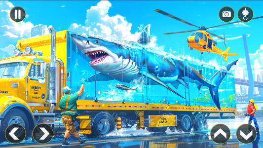 اسکرین شات بازی Sea Animal Transport Truck Sim 3