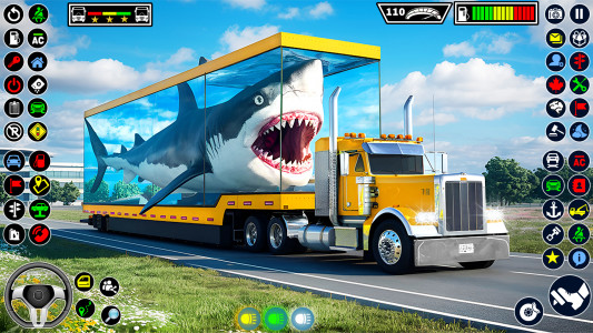 اسکرین شات بازی Sea Animal Transport Truck Sim 1