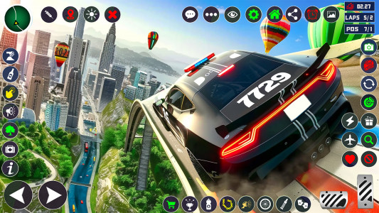 اسکرین شات برنامه Ramp Car game Stunts: Racing 3