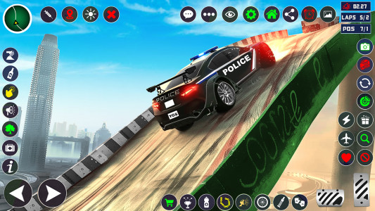 اسکرین شات برنامه Ramp Car game Stunts: Racing 7