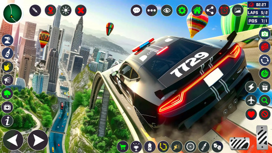 اسکرین شات 3 برنامه Ramp Car game Stunts: Racing
