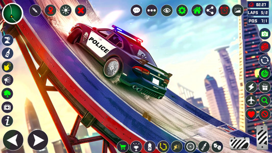 اسکرین شات برنامه Ramp Car game Stunts: Racing 2