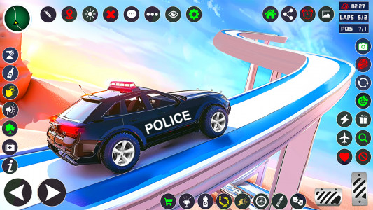 اسکرین شات 4 برنامه Ramp Car game Stunts: Racing