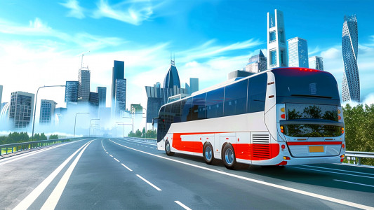 اسکرین شات برنامه Real Bus simulator 3d game 4