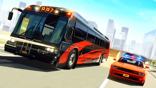 اسکرین شات 2 برنامه Real Bus simulator 3d game