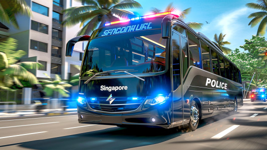 اسکرین شات برنامه Real Bus simulator 3d game 2