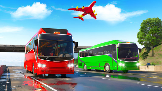 اسکرین شات 1 برنامه Real Bus simulator 3d game