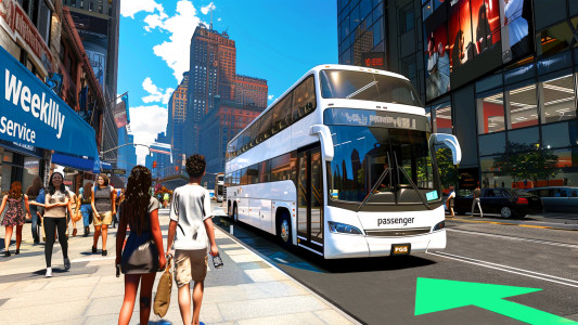 اسکرین شات 6 برنامه Real Bus simulator 3d game