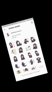 اسکرین شات برنامه New Anime Sticker for WhatsApp 2