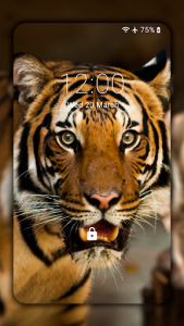 اسکرین شات برنامه Tiger Wallpapers HD (backgrounds & themes) 5