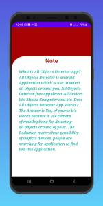 اسکرین شات 6 برنامه All Objects Detector
