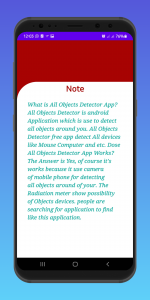 اسکرین شات 6 برنامه All Objects Detector