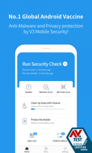 اسکرین شات برنامه V3 Mobile Security Anti-Virus 1