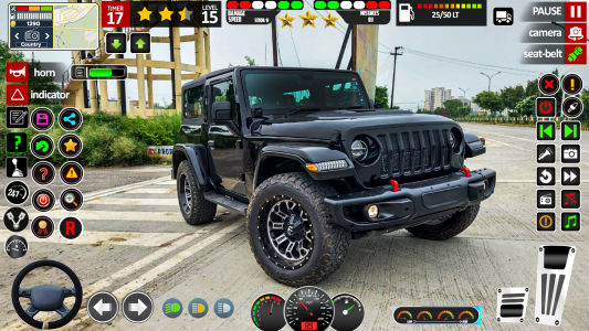 اسکرین شات بازی Extreme SUV Jeep Driving Game 1