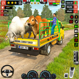 اسکرین شات بازی Cargo Animal Truck Games 2024 1