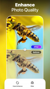 اسکرین شات 1 برنامه AI Art Photo Editor, Enhancer