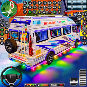 اسکرین شات بازی City Bus Game 3D Offroad Bus 1