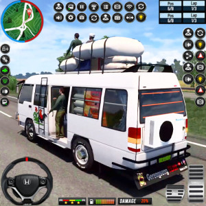 اسکرین شات بازی Coach Bus Driving- Bus Game 1