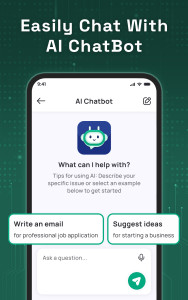 اسکرین شات 2 برنامه Ask All : AI Chat Anything