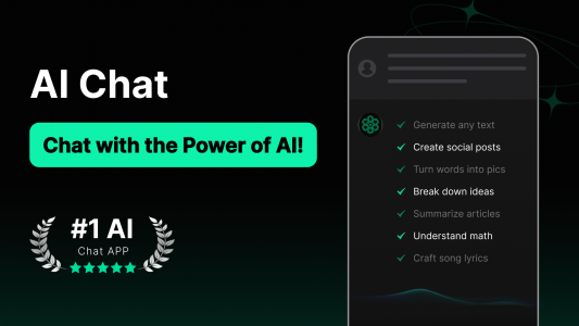 اسکرین شات برنامه Chat AI: AI Chat Bot Assistant 1