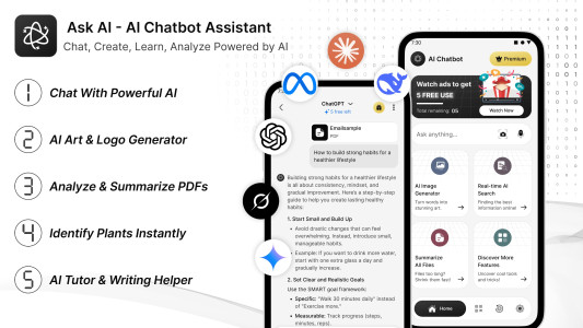 اسکرین شات 1 برنامه Chatbot AI GPT Smart Assistant