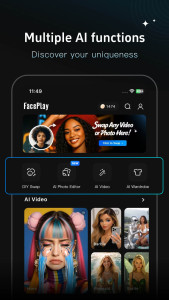 اسکرین شات 4 برنامه Faceplay: Nano Banana