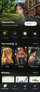 اسکرین شات 5 برنامه Pixenia: Ai Photo Editor & Art