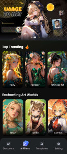 اسکرین شات 4 برنامه Pixenia: Ai Photo Editor & Art