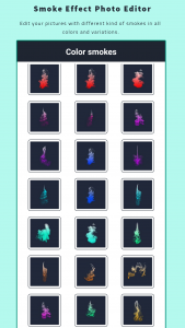 اسکرین شات 4 برنامه Smoke Effect Photo Editor