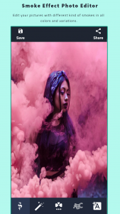 اسکرین شات 3 برنامه Smoke Effect Photo Editor