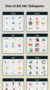 اسکرین شات برنامه Logo Maker - 3D Logo designer , Logo Creator 4
