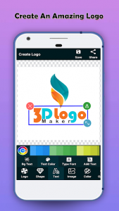 اسکرین شات برنامه Logo Maker - 3D Logo designer , Logo Creator 1