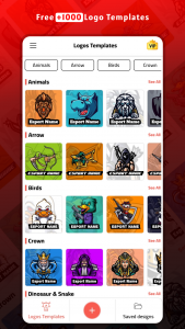 اسکرین شات 1 برنامه Esports Gaming Logo Maker