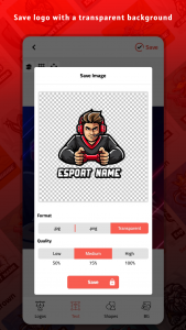 اسکرین شات 4 برنامه Esports Gaming Logo Maker