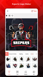 اسکرین شات 2 برنامه Esports Gaming Logo Maker